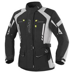 Kurtka motocyklowa damska BUSE Torino Pro czarno-jasno szara 46