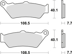 TRW LUCAS BRAKE PADS KH209 KH209/2 ORGANIC APRILIA PEGASO 650 97-10, ETV1000 CAPONORD 01-09, BMW F 650 /CS / GS / DAKAR / ST 94-08, G 650 08-14, F 700 / 800 / 750 / 850 GS / ADV '08-, R 1200GS / ADV 14-18, K 1600 GT / GTL '11-, FRONT/REAR