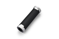 GRIP W/ALU."GGDM-CROSS"7/8"BLACK&SILVER,125MM