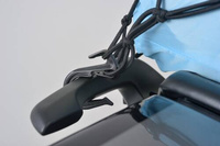 Siatka bagażowa  400x400mm  czarna  z woreczkiem