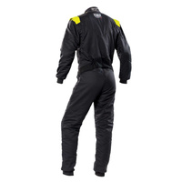 Racing Race Rally Suit OMP Racing FIRST-S (FIA Approved) black yellow