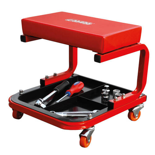 71490 Rectangular workshop stool with tool tray