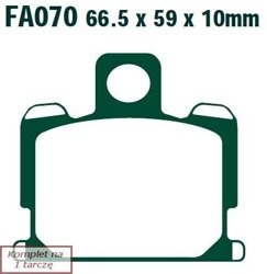 Brake pads EBC FA070 (set on 1 disk)