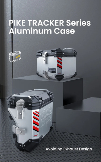 LOBOO PIKE Kufry boczne srebrne 37+37L (10.5.01371.002.21)