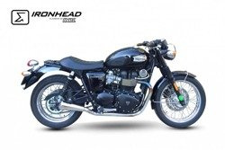 Silencer / Exhaust IRONHEAD TRIUMPH BONNEVILLE / T100 (07-15) typ OVC11SS (prawa strona) stalowy