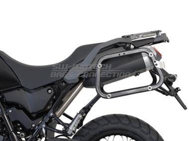 ZESTAW KUFRÓW BOCZNYCH TRAX ADV I STELAŻY SW-MOTECH YAMAHA XT 660 Z TENERE (07-16), BLACK 45/45L
