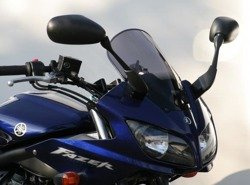 Szyba motocyklowa MRA YAMAHA FZS 1000 FAZER, RN06/RN14, 2001-2005, forma R, czarna