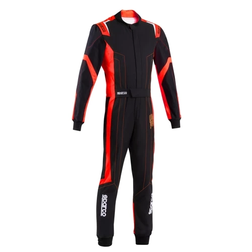 Sparco Thunder Advanced Kart Karting Auto Racing Suit black red