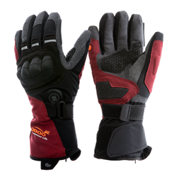 LOBOO Podgrzewane rękawice motocyklowe Czerwone (01.2.09052.001.01)