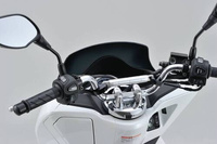 HANDLEBAR BRACE BAR 150MM, SILVER