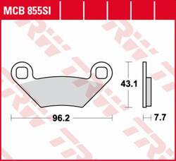 TRW LUCAS BRAKE PADS KH475 SINTER OFFROAD POLARIS SPORTSMAN 500 08-, SPORTSMAN 850 15-, FOREST / SCRAMBLER 1000 15-, FRONT/REAR