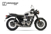 Tłumik IRONHEAD TRIUMPH BONNEVILLE / T120 (16) typ OVC11SS (prawa strona) stalowy