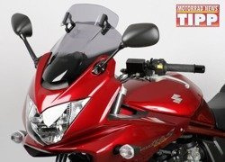 Szyba motocyklowa MRA SUZUKI GSF 650 S BANDIT, WVB5/WVCJ, 2005-2008, forma VT, przyciemniana