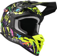 Kask Motocyklowy LAZER OR3 Crazy (kol. Czarny - Multi - Matowy) rozm. M