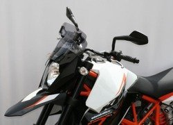 Motorcycle Windshields MRA KTM 990 SUPERMOTO SM / SMR, KTM LC8 SM, 2008-, form VT, smoke