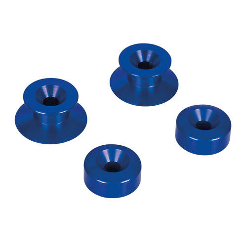 90340 Bobbins kit for forked stands - 10 mm – Blue