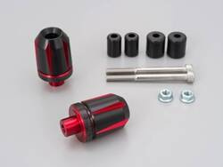 HANDLEBAR END "TKM-2" RED / 2PCS