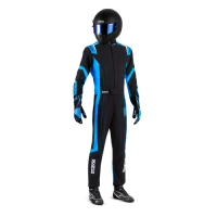 Sparco Thunder Advanced Kart Karting Auto Racing Suit black blue