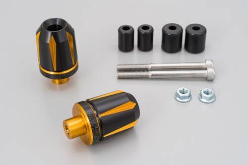 HANDLEBAR END "TKM-2" GOLD / 2PCS