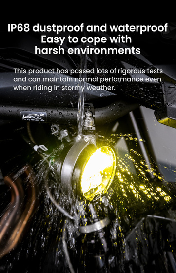 LOBOO L16 światło drogowe i mijania pomocnicze (czarne) (10.1.01016.001.01)