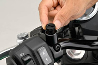 Śruba zaślepka do otworu lusterka  M10-P1.25/prawe czarna