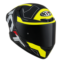 Kask Motocyklowy KYT TT-COURSE ELECTRON matowy czarny/żołty - M