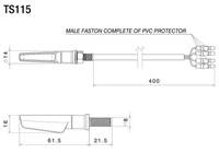 Kierunkowskazy Corsa S złoty