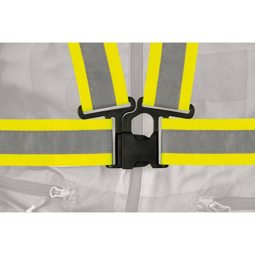 91410 X-Belt, safety reflective cross belt – Yellow