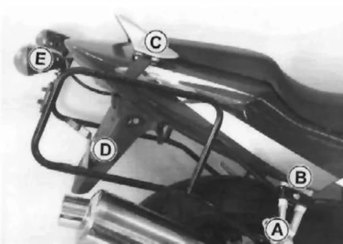 Honda CBR 600 F (1999-2010) side case carrier