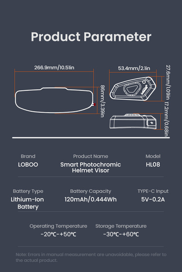 LOBOO Inteligentny wizjer elektrochromatyczny (10.1.06008.001.01)