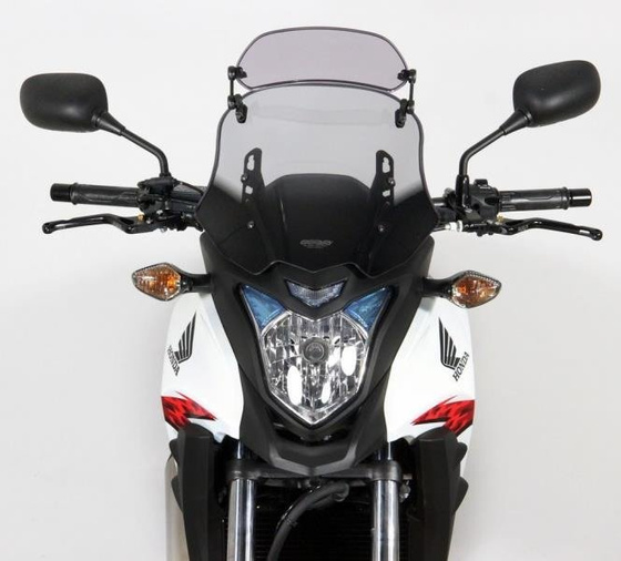 Szyba motocyklowa MRA HONDA CB 500 X, PC 46, 2013-2015, forma XCS, bezbarwna