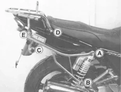 Yamaha XJR 1300 (2004-2006) stelaż pod kufer centralny