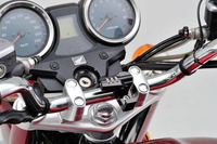 95206 HANDLEBAR HELMET LOCK HOLDER DIAL-LOCK TYPE BLACK Ø22.2 / 25.4MM