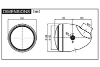 Lampa LED "NEOVINTAGE" chrom