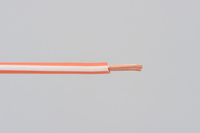 Przewód  AVS0.75  pomarańczowy/biały  2m