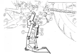 Suzuki DL 1000 V-Strom (2002-2007) Stopka centralna