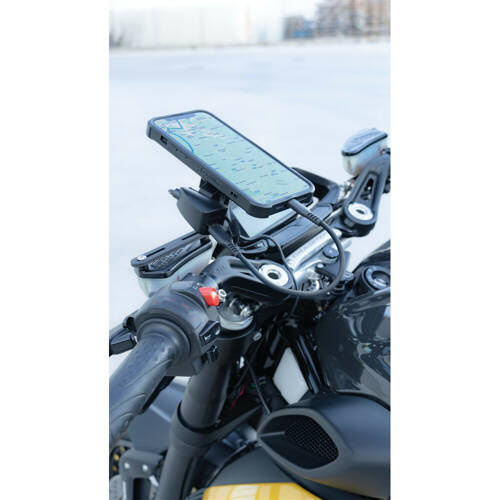 91812 Trek, rainproof double usb charger, 3 types of fixing - 5400 mA - 30W - 12/24V