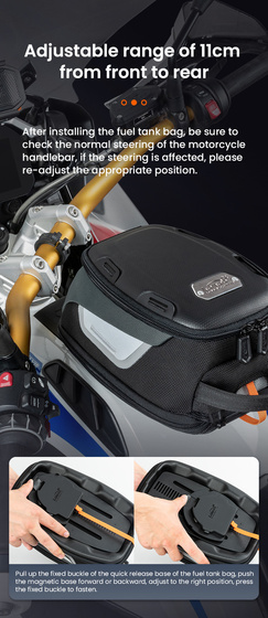 LOBOO Tank bag 4,5-6,5L