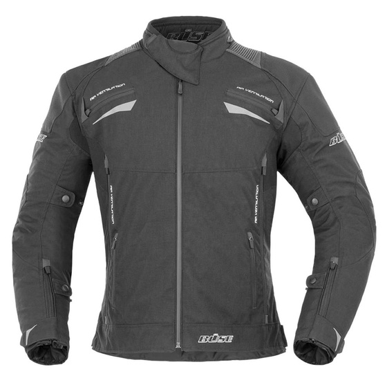 Kurtka motocyklowa BUSE Rico czarno-szara 5XL