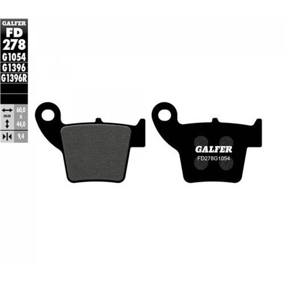 GALFER KLOCKI HAMULCOWE SEMI METAL FD278G1054
