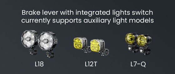 LOBOO Dźwignia hamulca tylnego ze zintegrowanym przełącznikiem świateł (10.1.10372.001.01)