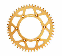 SUPERSPROX PROMOCJA ZĘBATKA TYLNA ALUMINIOWA 7075-T6 (ERGAL) 808 49 SUZUKI RM/RMZ (JTR808.49) KOLOR ZŁOTY