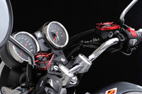 SQUARE MASTER CYLINDER TANK CAP, HONDA(A), RED