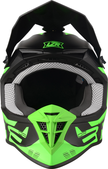 Kask Motocyklowy LAZER OR3 PP3 (kol. Czarny - Zielony Fluo - Matowy) rozm. XS