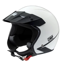 Open Face Helmet OMP Star Helmet - White (ECE 22.06)