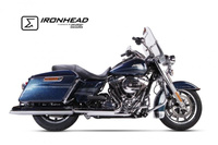 Tłumik IRONHEAD HARLEY DAVIDSON TOURING ROAD KING (06-16) typ HC2-1C (lewa strona) chrom