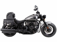 Indian Chief Dark Horse/Chief Bobber Dark Horse (2022-) solorack with backrest