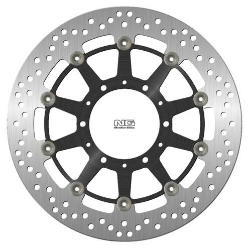 NG TARCZA HAMULCOWA PRZÓD SUZUKI DL 650 V-STROM ABS / XT ABS '20-22, DL 1000 V-STROM ABS / XT ABS / ADVENTURE ABS '20, DL 1050 V-STROM ABS / XT ABS / XT EXPLORER ABS '20-22 (310x121,50x5MM) (5X10,25MM) PŁYWAJĄCA (ŚRODEK ALUMINIOWY)