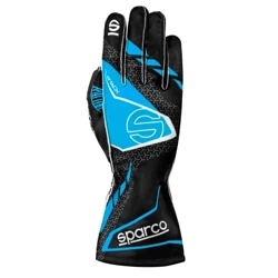 Sparco Karting Kart Auto Racing Gloves K-Attack black blue
