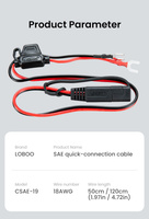 LOBOO SAE Quick-Connection Cable (10.52.902)